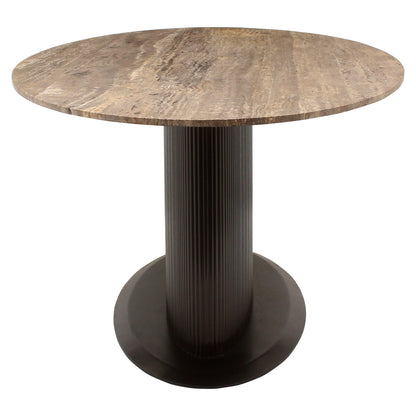 Eettafel Russo bruin travertin