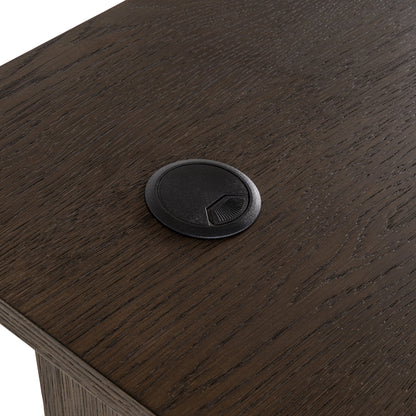 Bartafel Ritz bruin mdf, detail van het materiaal