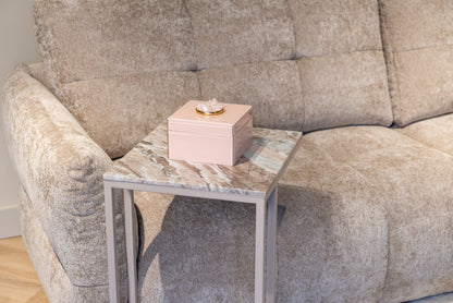 Bijzettafel Fairfax beige ijzer