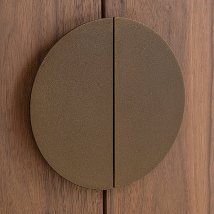 Vitrinekast Windsor walnoot mdf