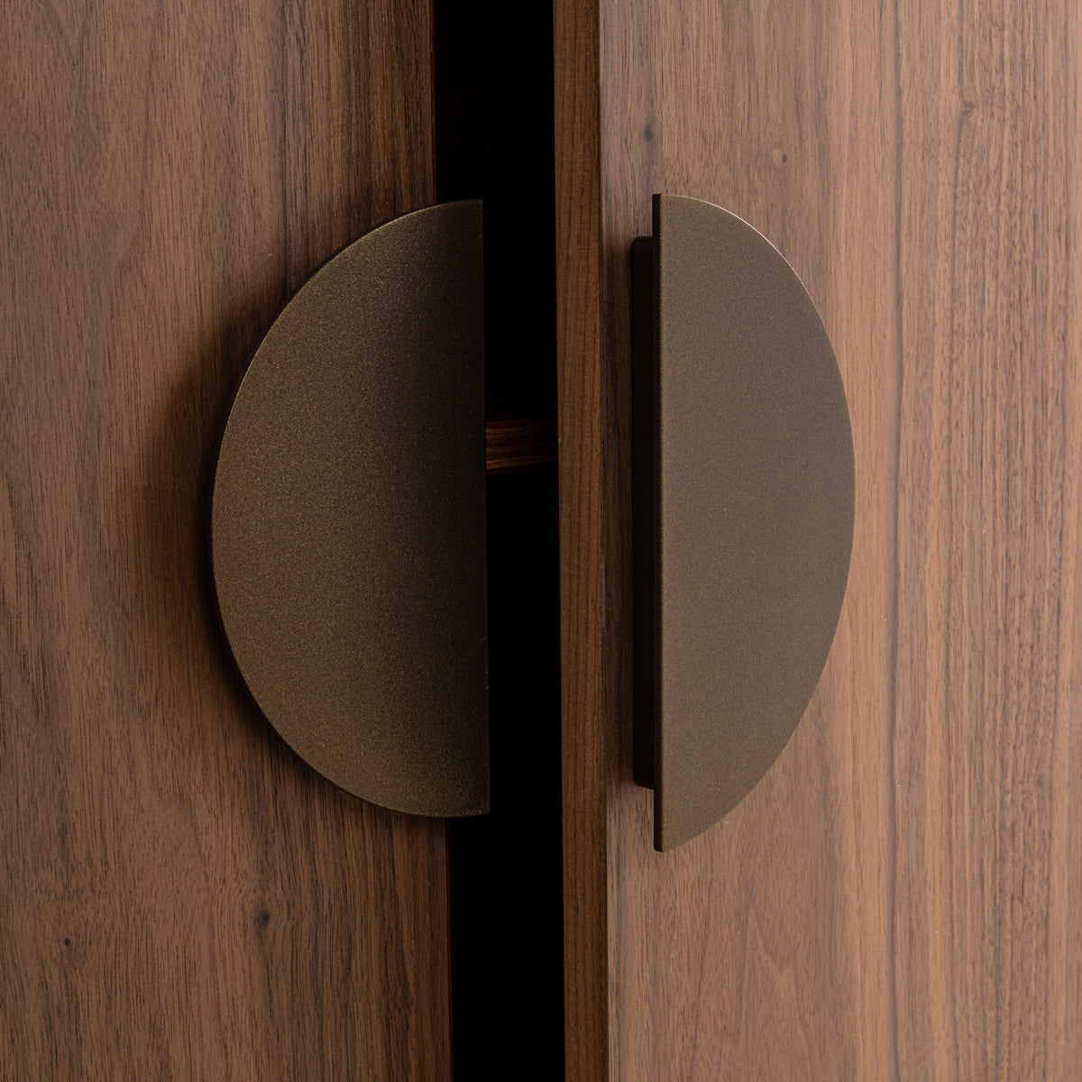 Vitrinekast Windsor walnoot mdf