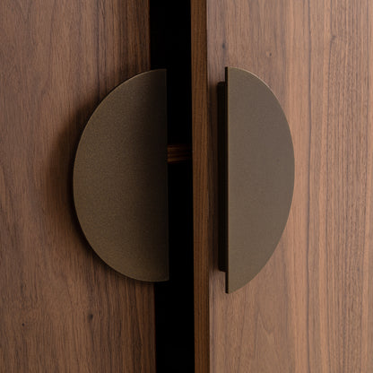Vitrinekast Windsor walnoot mdf