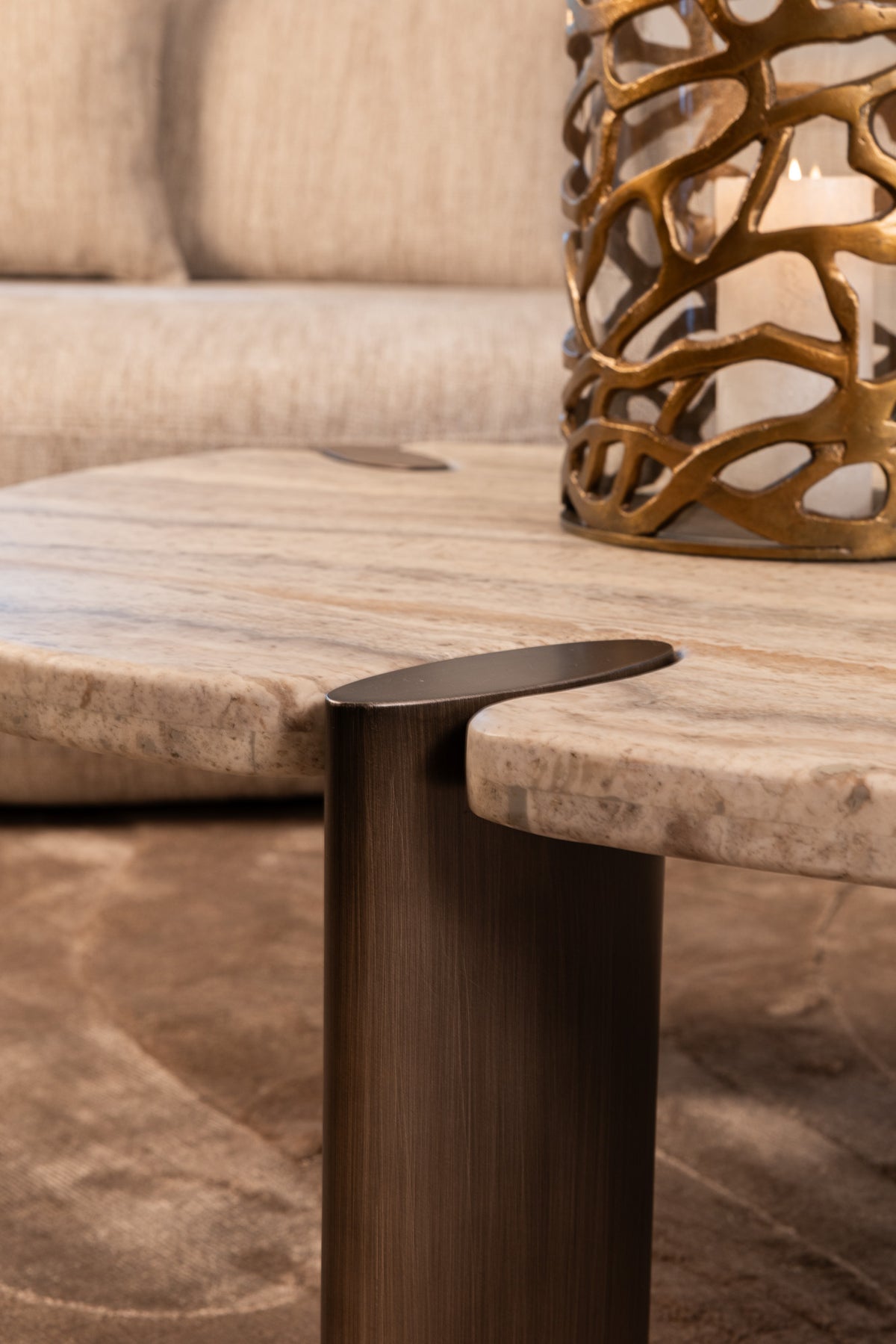 Salontafel Arcadia grijs ijzer