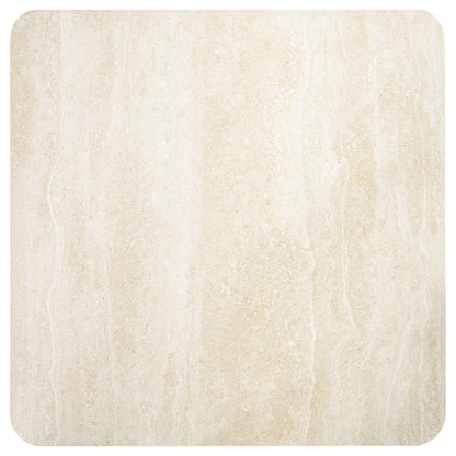 Eettafel Ritz bruin mdf 70 cm, bovenaanzicht op witte achtergrond