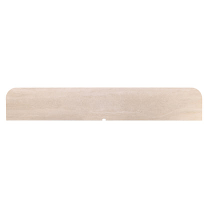 TV-meubel Nando bruin mdf, detail van het materiaal