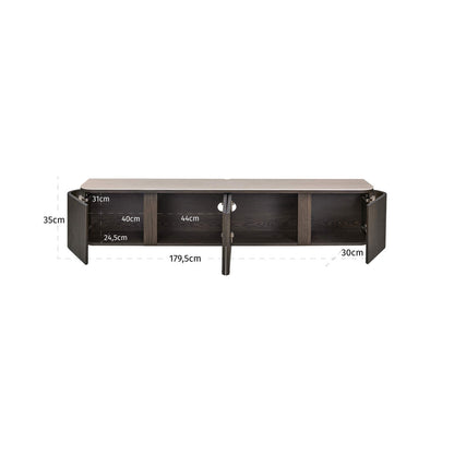 TV-meubel Nando bruin mdf