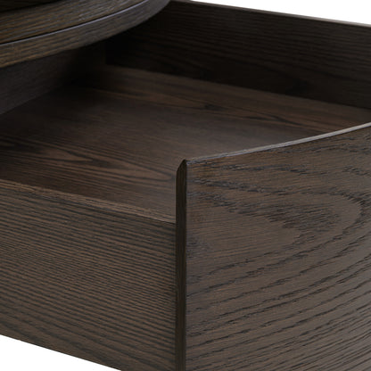 Salontafel Langford bruin mdf, detail van de functie
