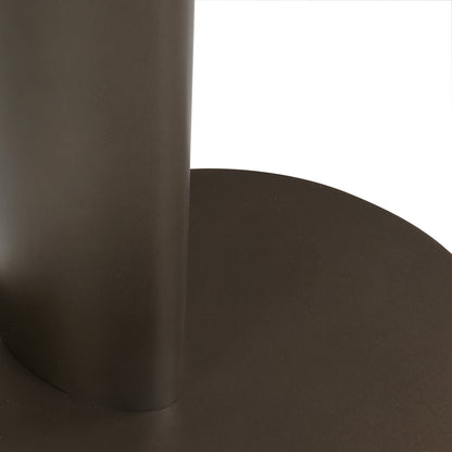 Bijzettafel Ritz bruin metaal, detail van het materiaal