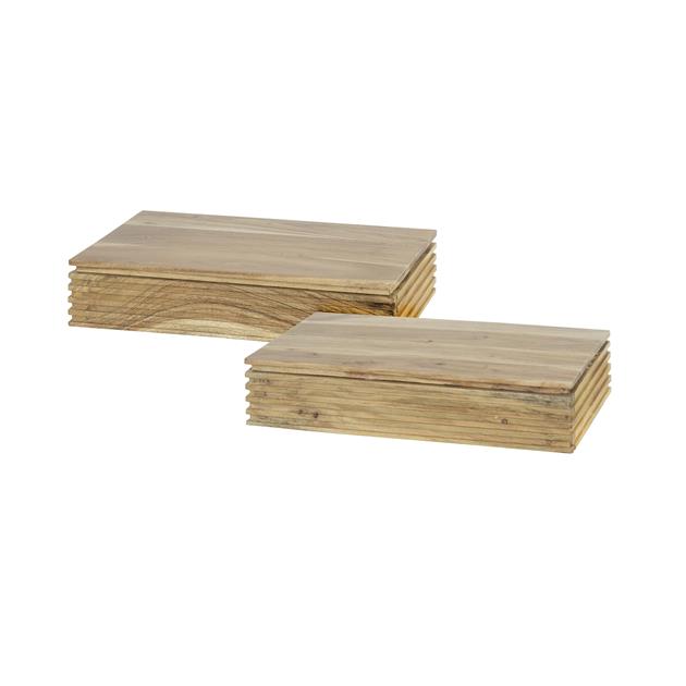 Nachtkastje Ana | Acaciahout Naturel