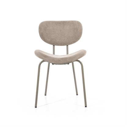 Eetkamerstoel Venus | Bruin Stof