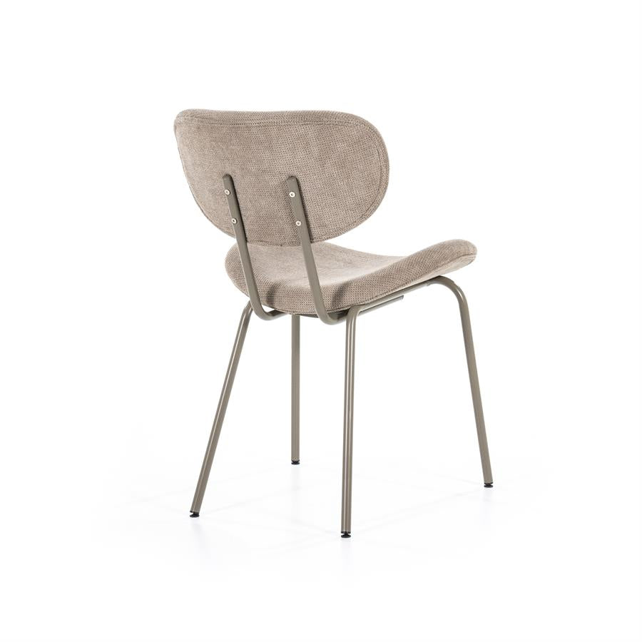 Eetkamerstoel Venus | Bruin Stof