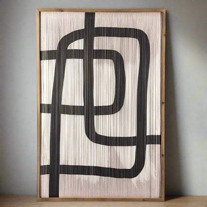 Wand decoratie Poseidon | Zwart