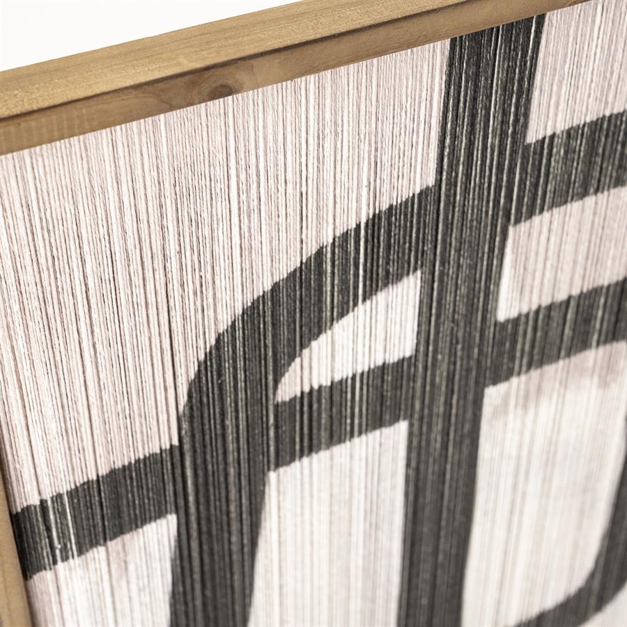 Wand decoratie Poseidon | Zwart