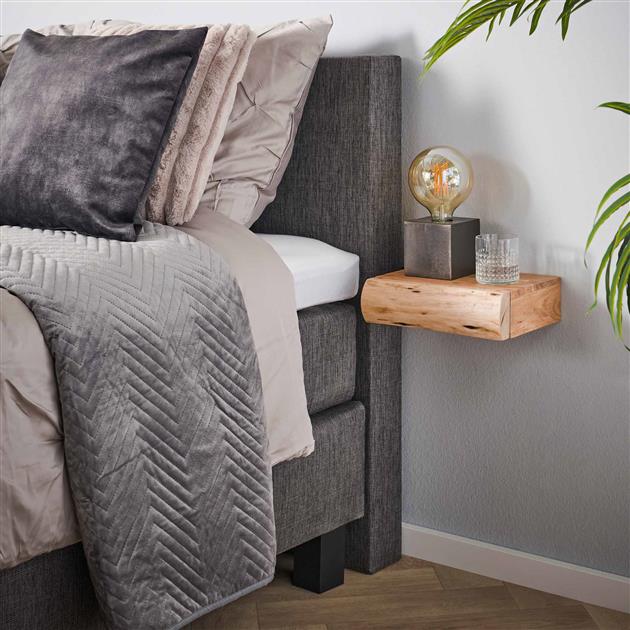 Nachtkastje Tree XS |  1 Lade | Set van 2 | Naturel Massief Acacia