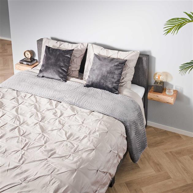 Nachtkastje Tree XS |  1 Lade | Set van 2 | Naturel Massief Acacia