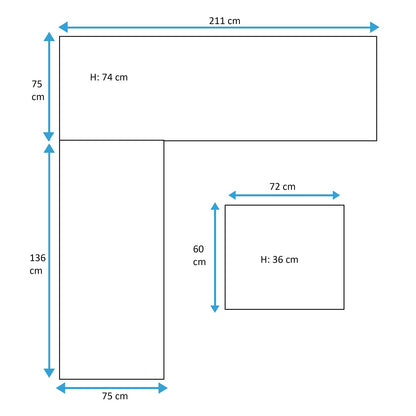 Loungeset Elba | Grijs