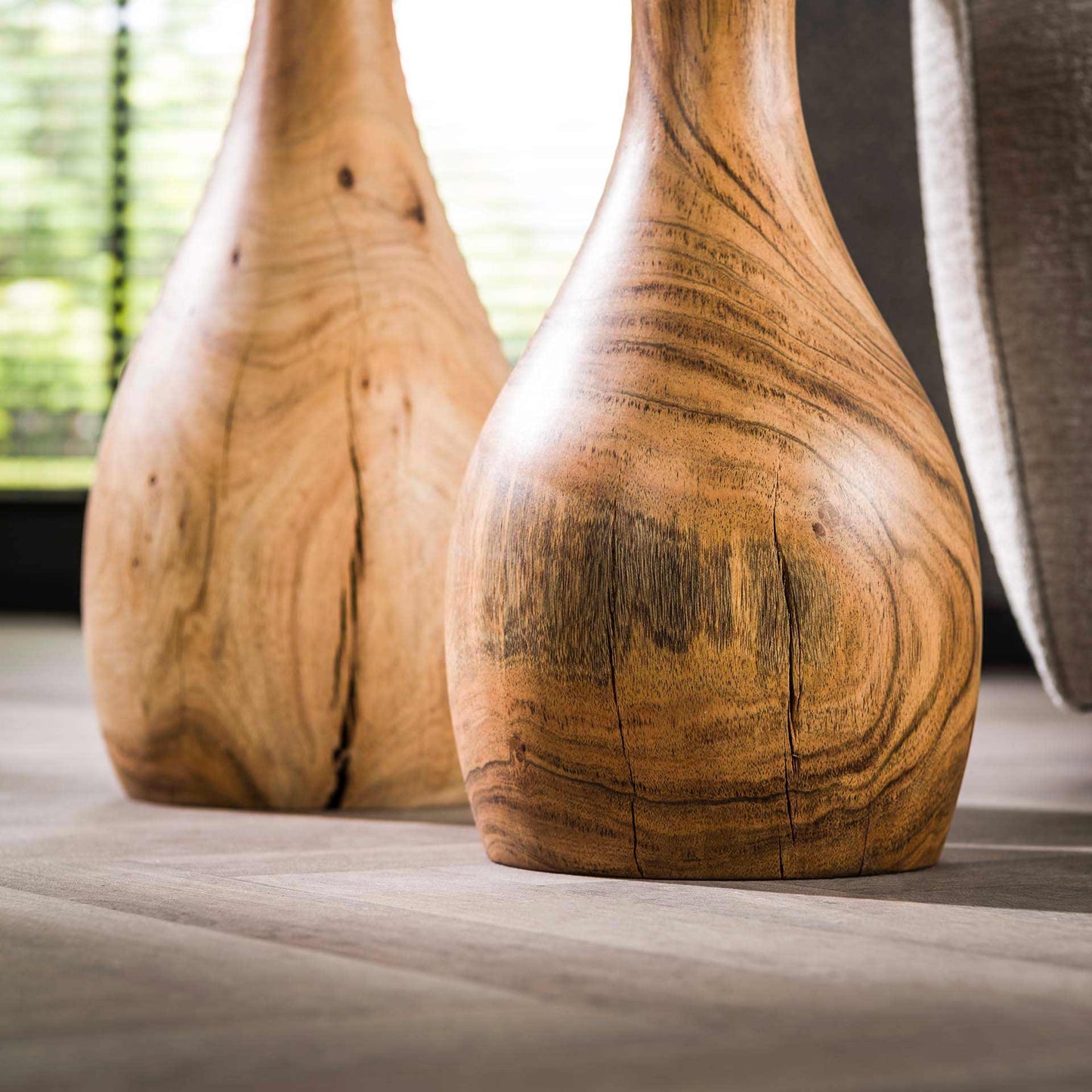 Bijzettafel Druppel | Set Van 2 | Acaciahout