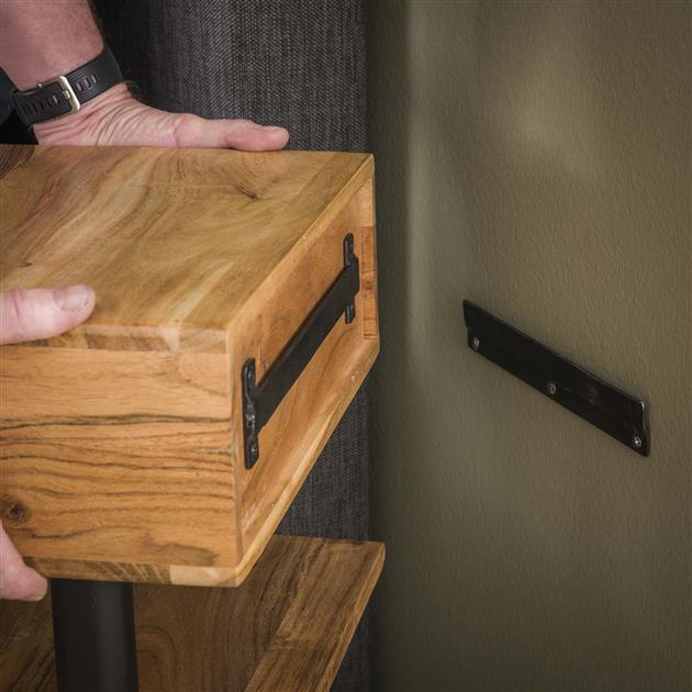 Nachtkastje Shelve | 1 Lade | Naturel Massief Acacia