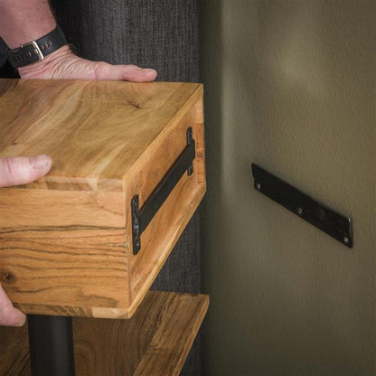 Nachtkastje Shelve | 1 Lade | Naturel Massief Acacia