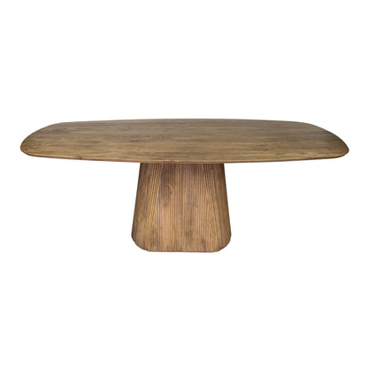 Eettafel Wave | Mangohout  Naturel