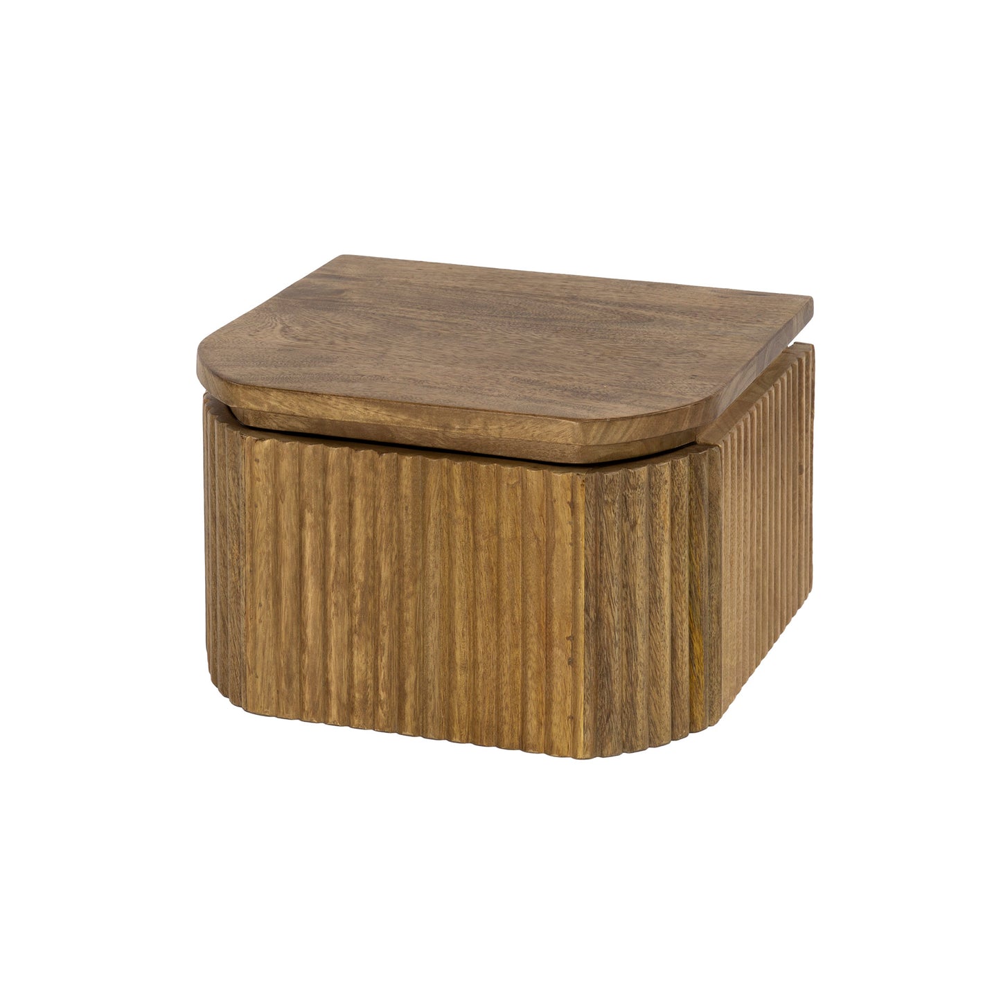 Nachtkastje Wave | Mangohout  Naturel