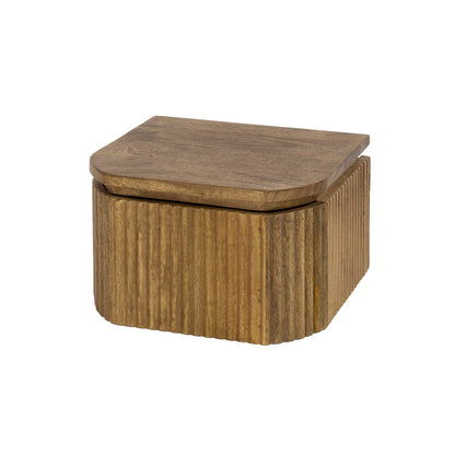 Nachtkastje Wave | Mangohout  Naturel