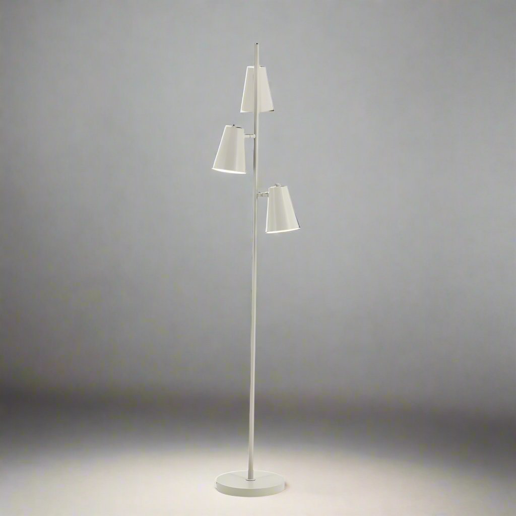 Vloerlamp Cole | Beige Metaal