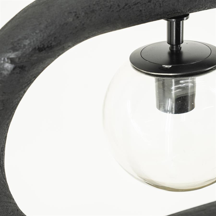 Hanglamp Beatrix | Zwart Mangohout