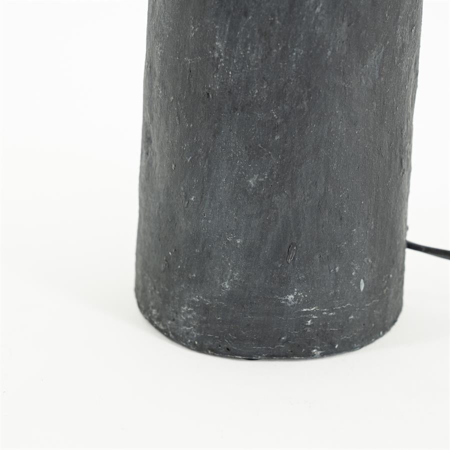 Tafellamp Eline | Grijs Papier maché