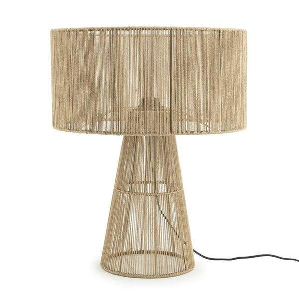 Tafellamp Oshu | Naturel Jute — Vooraanzicht - witfoto
