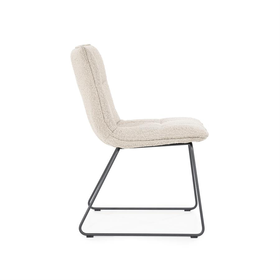 Eetkamerstoel Sella | Taupe Stof