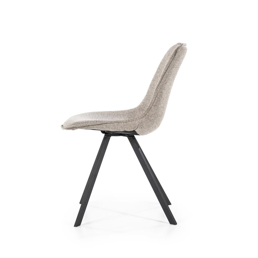 Eetkamerstoel Boy | Taupe Stof