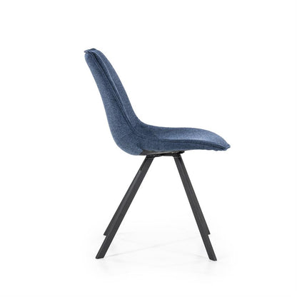 Eetkamerstoel Boy | Blauw Stof