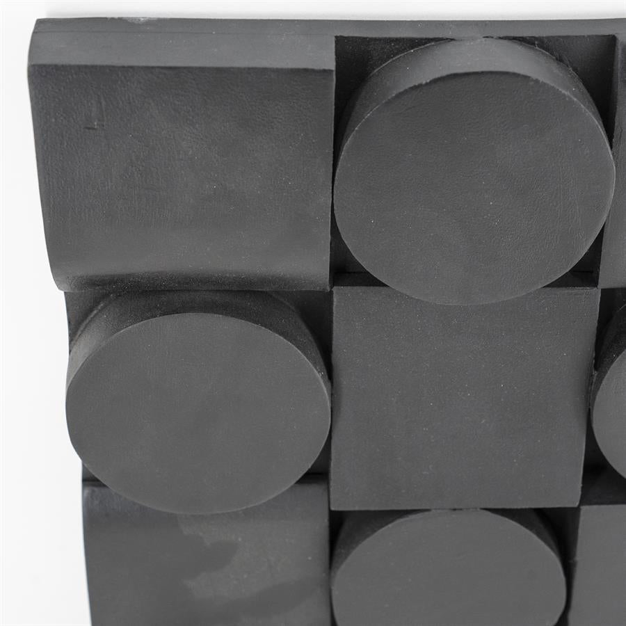 Wand decoratie Hades | Zwart Hout