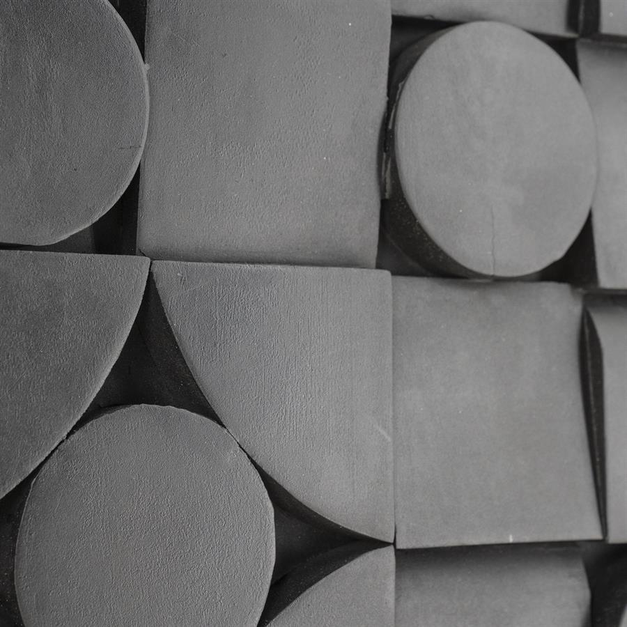 Wand decoratie Hades | Zwart Hout