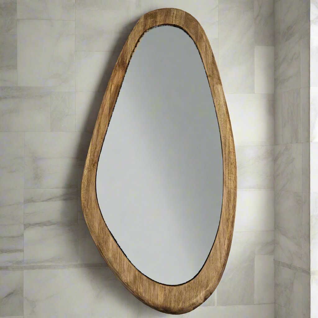 By-Boo Spiegel Laban Small | Organisch Houten Design | MeubelBaas