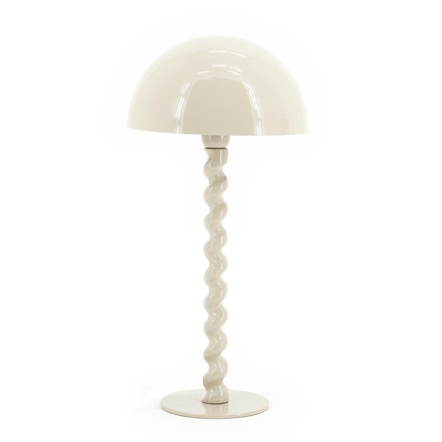 Tafellamp Elara | Beige Hout — Vooraanzicht - witfoto