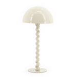 Tafellamp Elara | Beige Hout — Vooraanzicht - witfoto