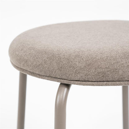 Poef Skola | Taupe Stof