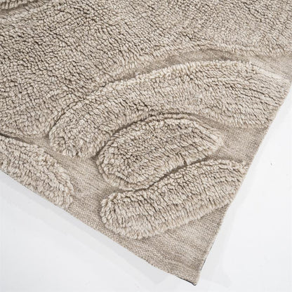 Vloerkleed Kala | Taupe 90% Wol 10% Katoen