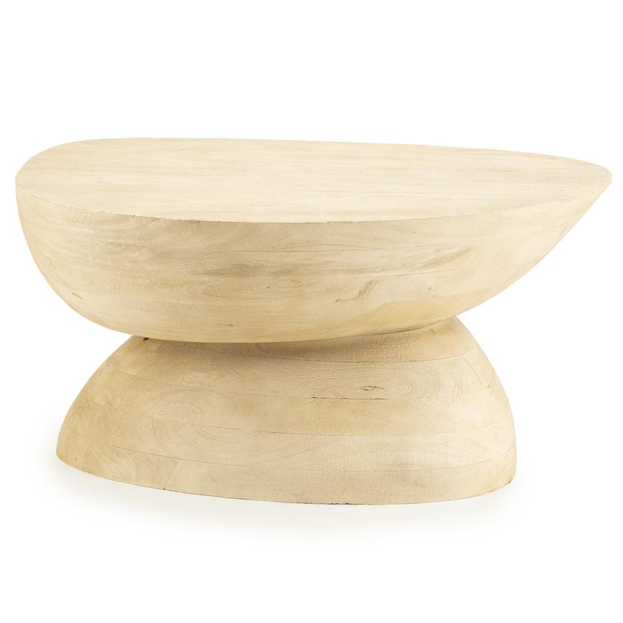 Salontafel Cobble | Naturel Mangohout