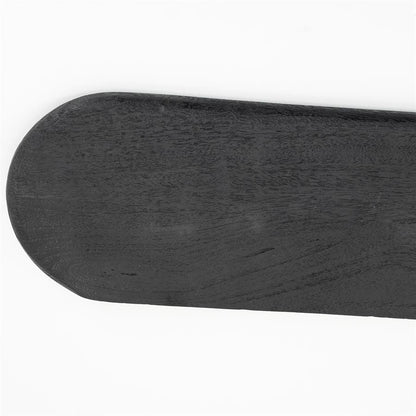 Wand decoratie Kiera | Zwart Hout