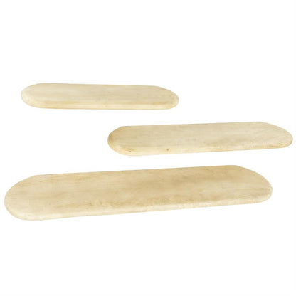 Wand decoratie Kiera | Naturel Hout