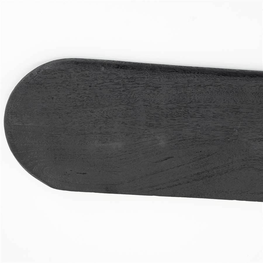 Wand decoratie Kiera | Zwart Hout