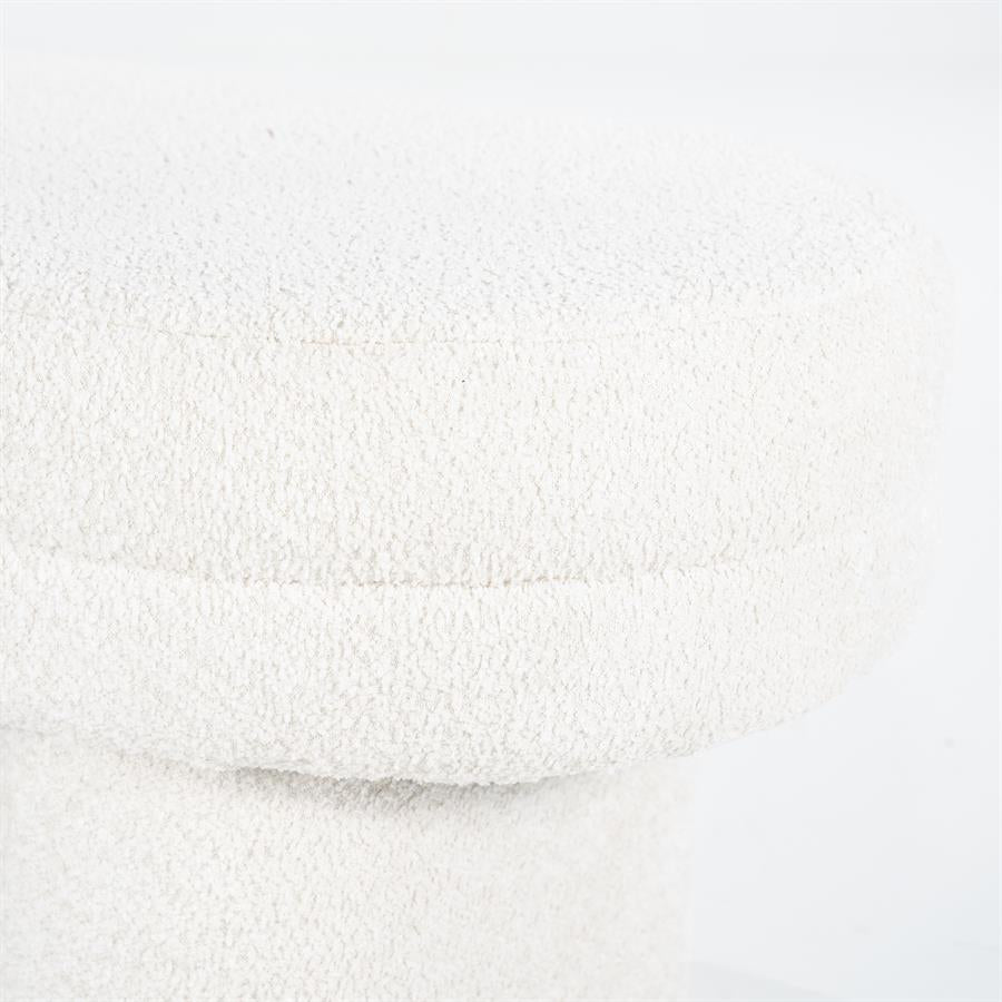 Poef Rama | Beige Polyester