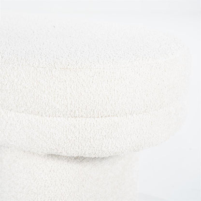 Poef Rama | Beige Polyester