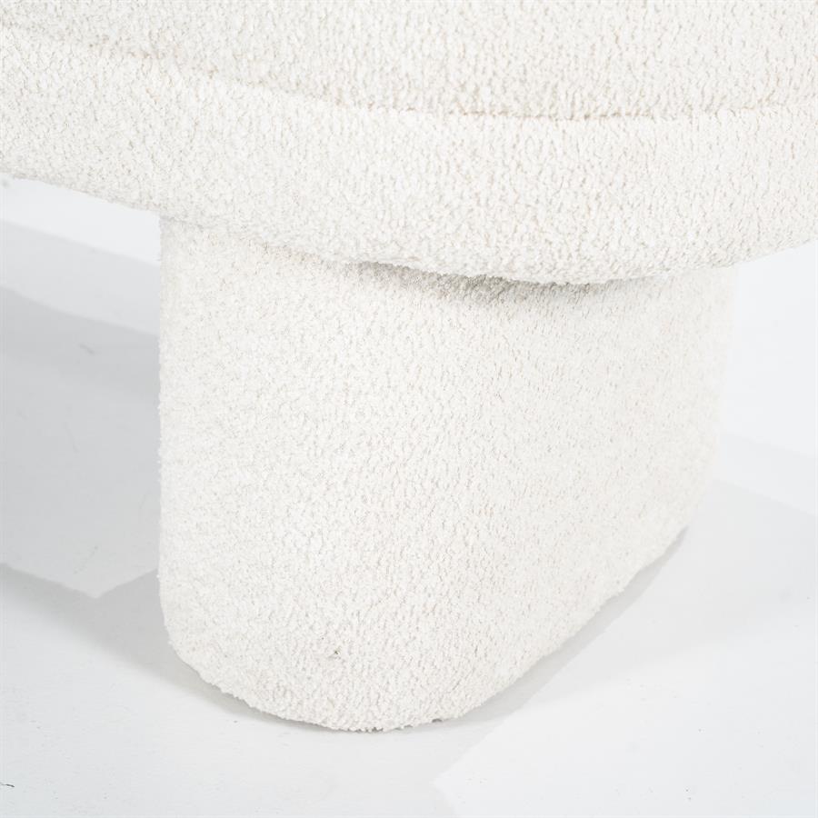 Poef Rama | Beige Polyester