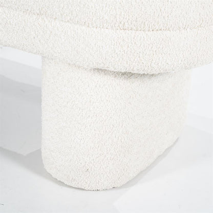 Poef Rama | Beige Polyester