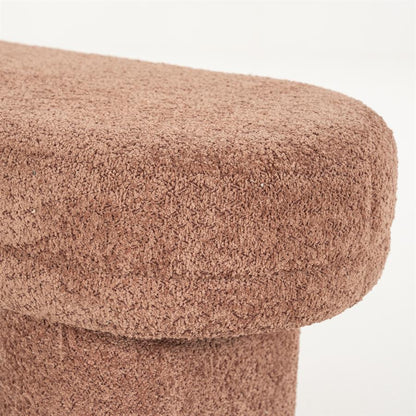 Poef Rama | Terracotta Polyester