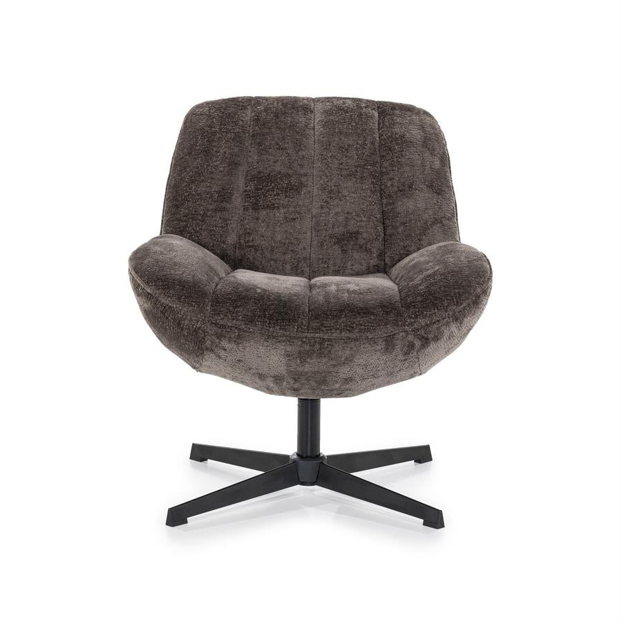 Fauteuil Derby | Bruin Stof